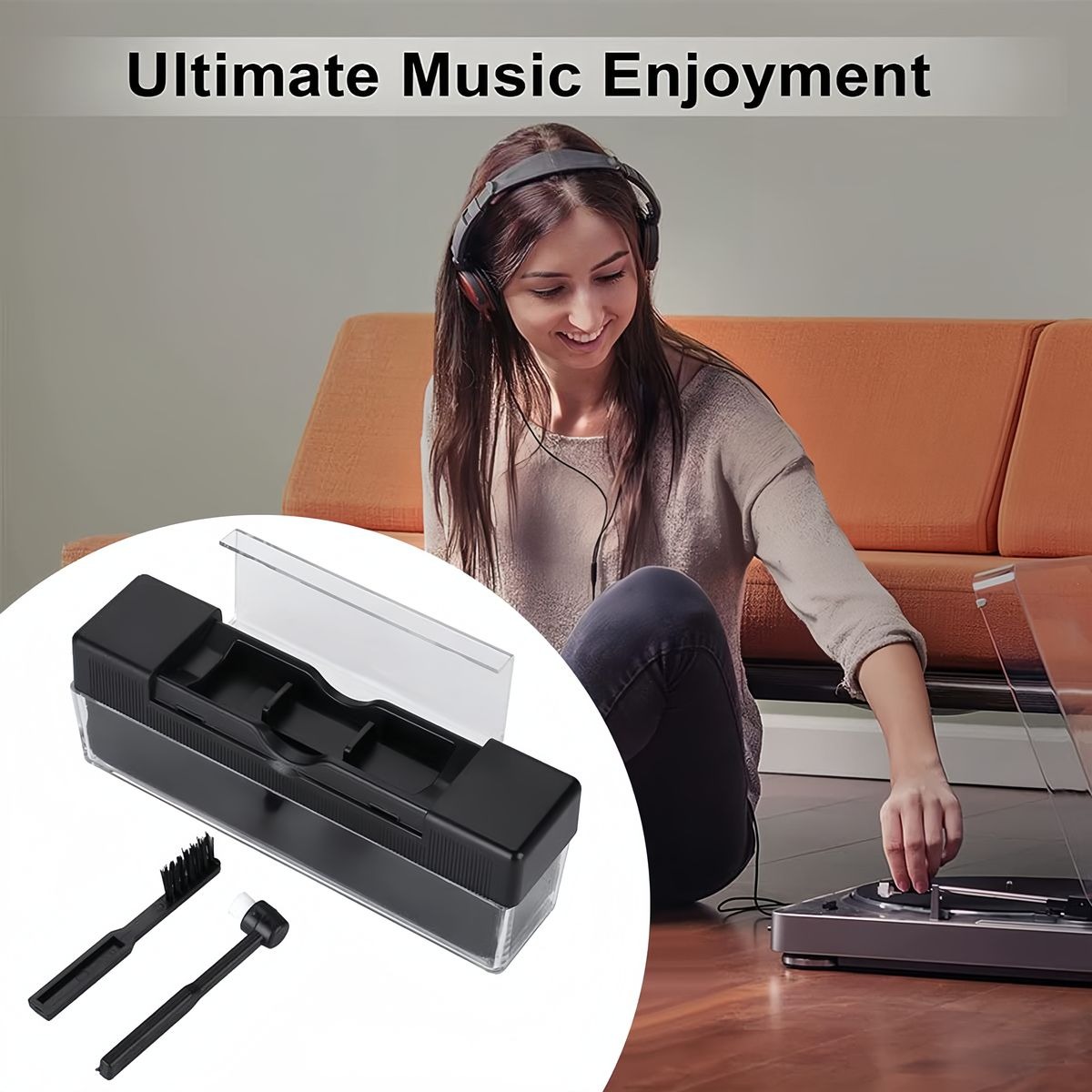 Vinyl Record Cleaning Brush – Anti-Static Dust Remover variant image 6