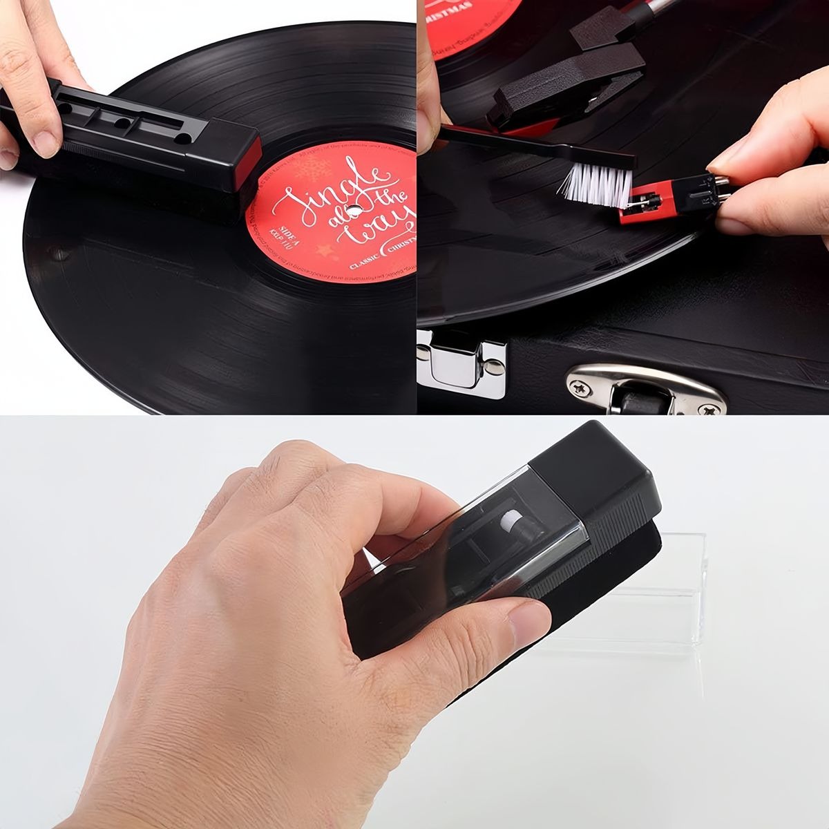Vinyl Record Cleaning Brush – Anti-Static Dust Remover variant image 7