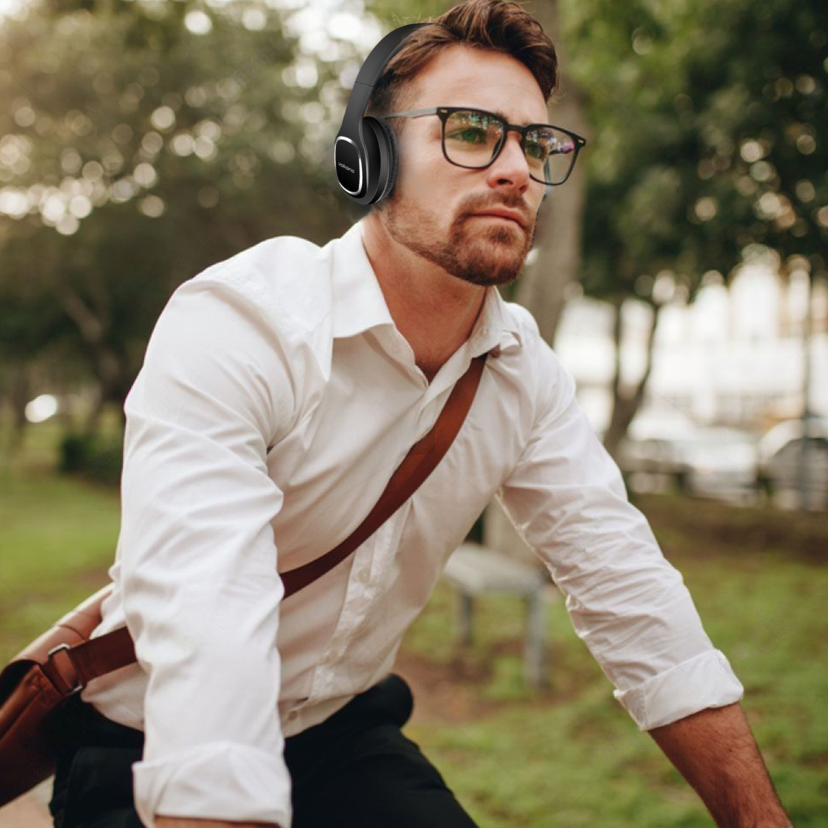Volkano Bluetooth Wireless Headphones | Phonic Series - Black variant image 4