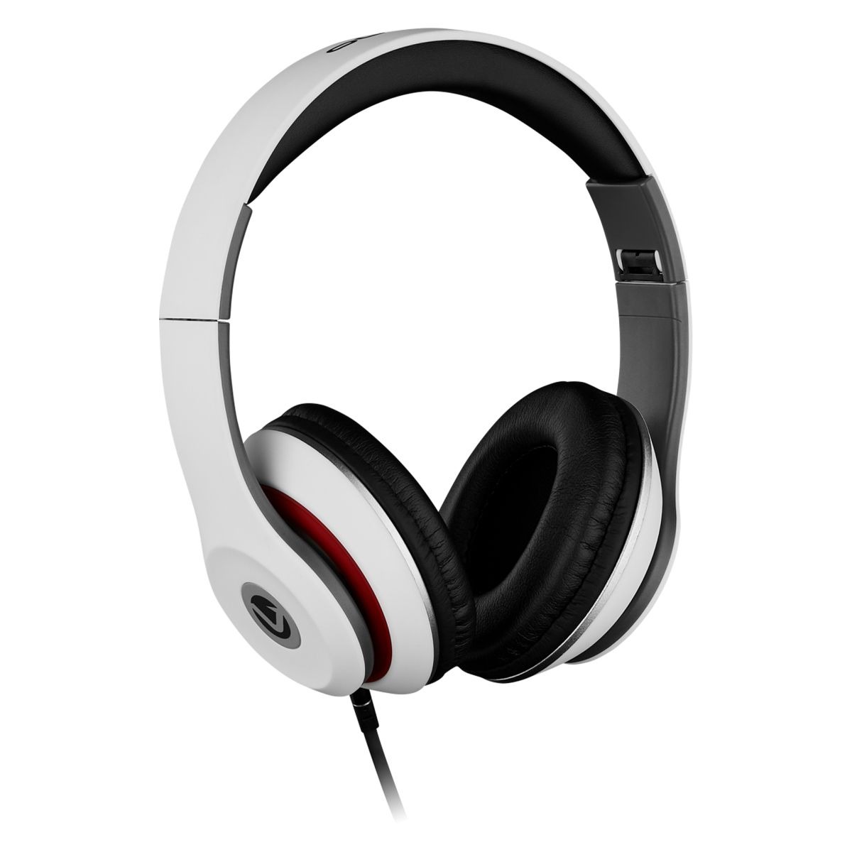Volkano Falcon Series Wired Aux Headphones with Mic-White variant image 2