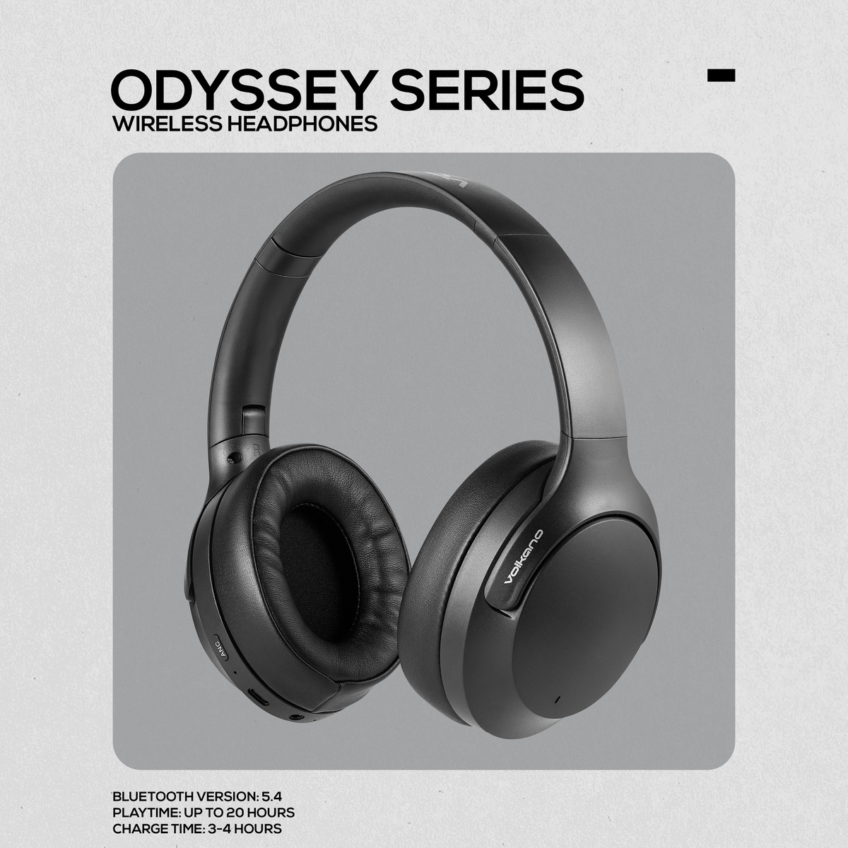 Volkano Odyssey Noise Cancelling Wireless Over-Ear Headphones variant image 2