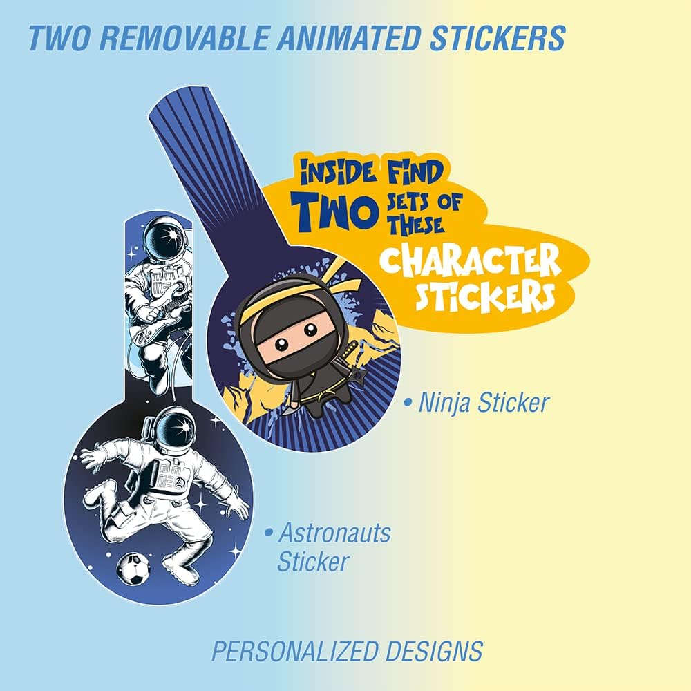 Volkano Sidekick Series Wired Kiddies Headphones with Share Port – Yellow/Blue variant image 7