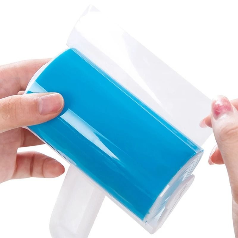 Washable Clothes Hair Sticky Roller - Blue variant image 2