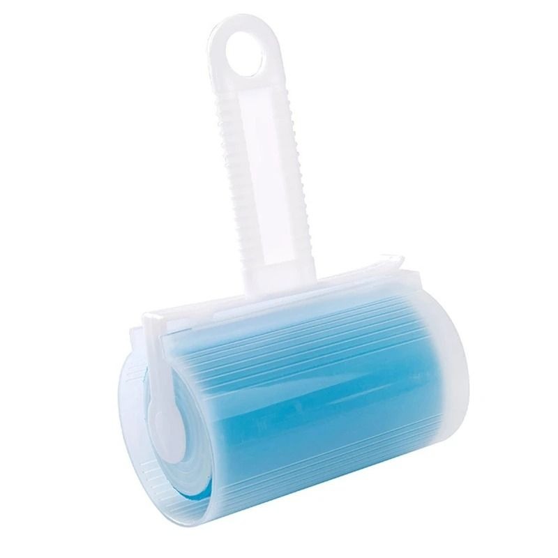 Washable Clothes Hair Sticky Roller - Blue