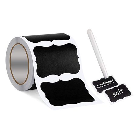 Wavy Shape Erasable Reusable Blackboard Stickers