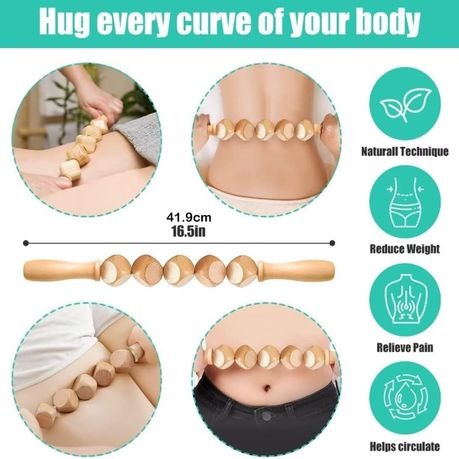 Wood Therapy Massage Set – 6 Piece Body Massager Kit variant image 5