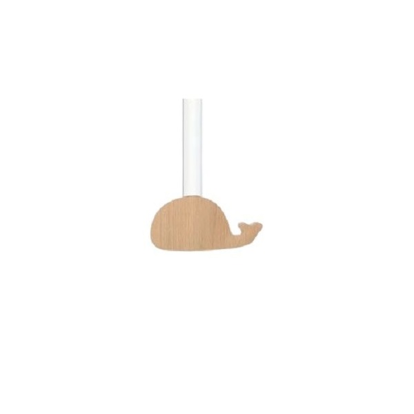 Wooden Fridge Magnets Flower Test Tube Vase