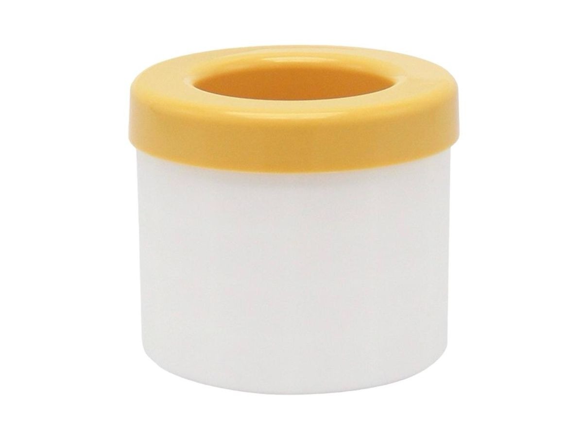 Yellow Silicone Ice Cube Tray with Lid