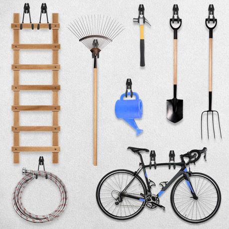 10 Pack Steel Heavy Duty Wall Mount Garage Hooks Tool Hangers variant image 3