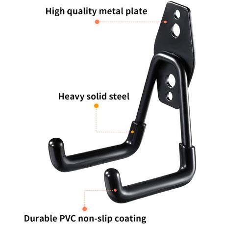 10 Pack Steel Heavy Duty Wall Mount Garage Hooks Tool Hangers variant image 4