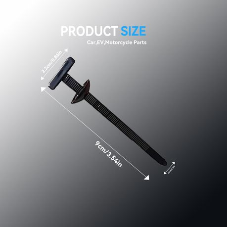 100Pcs Self-locking Nylon Cable Ties for Car Repair, Home Cable Management variant image 4