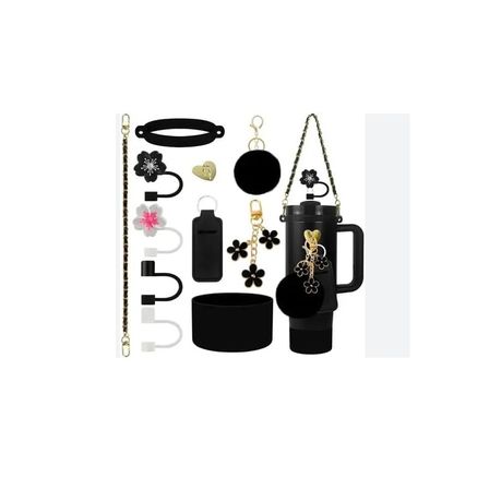 11 Piece Handle, Keychain Charms, Straw Topper Cover Cap for Stanley Cup variant image 6