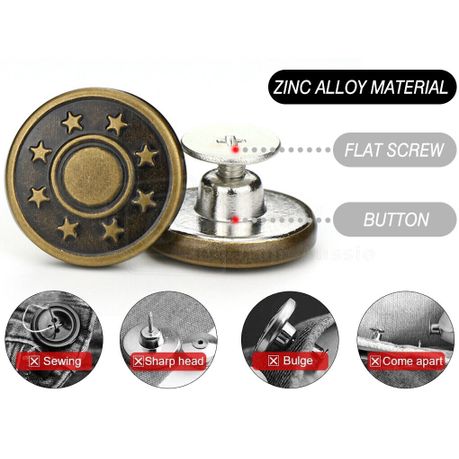 12 Piece- Instant Buttons Repair Kit variant image 6