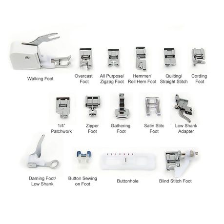 15 in 1 Universal Sewing Machine Presser Walking Feet Kit variant image 4