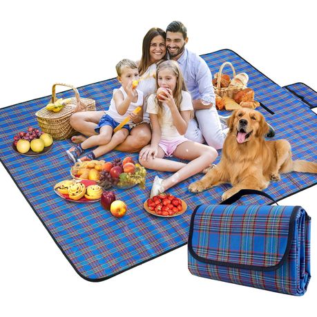 150 x 200cm Folding Picnic Blanket with Carrying Handle variant image 3