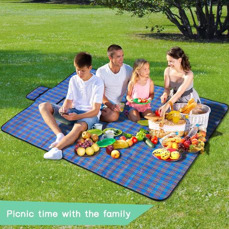 150 x 200cm Folding Picnic Blanket with Carrying Handle variant image 5