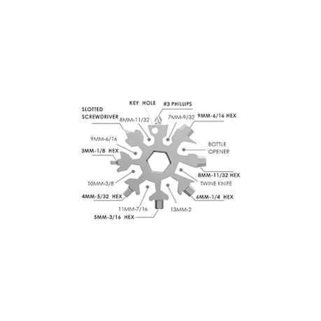 18 in 1 Snowflake Tool variant image 2