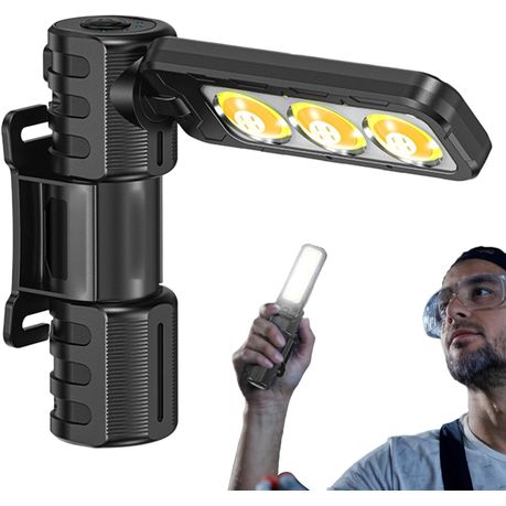 180-Degree Adjustable Head Magnetic LED Flashlight variant image 2