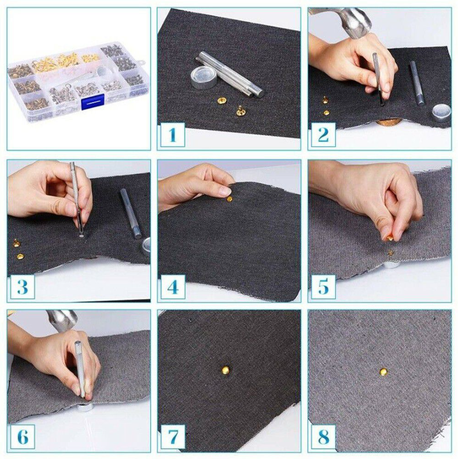 180 Piece Leather Rivets variant image 4