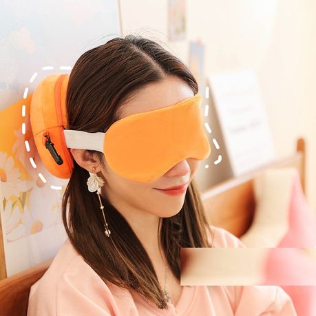 2 in 1 Neck Pillow with eye mask variant image 9