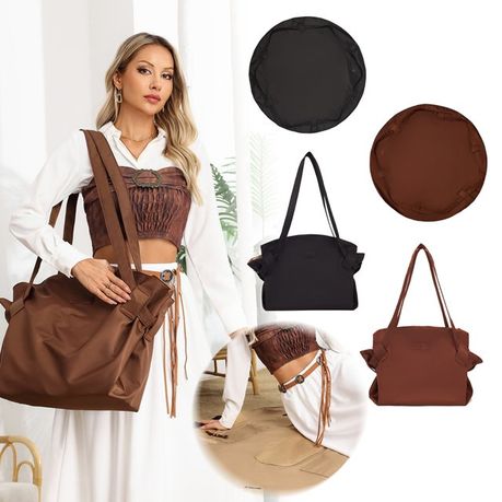 2 - in - 1 Portable Tote handbag Round Picnic Blanket variant image 12
