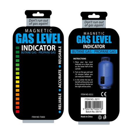 2 Piece Butane Propane Magnetic Gas Level Indicator variant image 4
