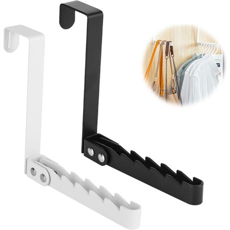 2-Piece Folding Over Door Hanger Over Door Hooks variant image 2