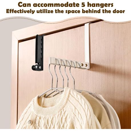 2-Piece Folding Over Door Hanger Over Door Hooks variant image 5