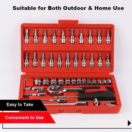 2 Sets of 46Piece 1/4-Inch Socket Set variant image 3