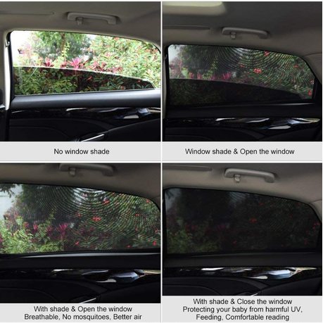 2 x Sun Shades For Car Windows/Sun Shield - L variant image 2