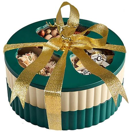 3 grids Living Room Fruit Tray Nut Box Snack Tray variant image 3