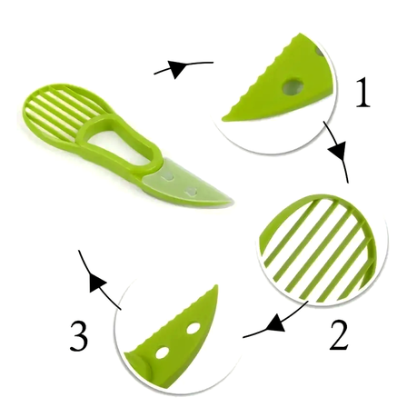3 in 1 Avocado Slicer / Cutter variant image 2