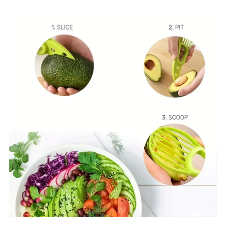 3 in 1 Avocado Slicer / Cutter variant image 4