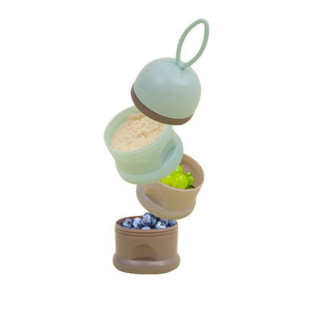 3 Layers Portable Baby Milk Powder formula Dispenser Storage Case Box variant image 3
