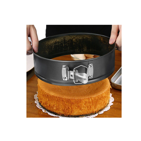 3 Non-Stick Pan Cake Mould Carbon Steel Round Pan variant image 2