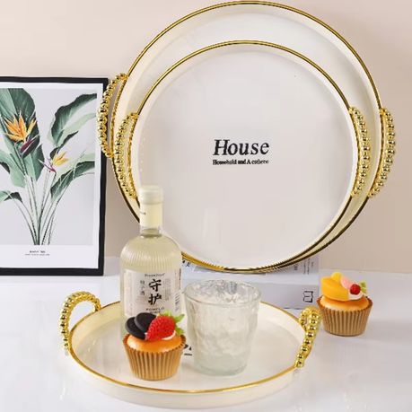 3 Piece Round Modern Multipurpose Fruit Tray Set variant image 3