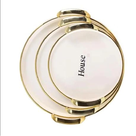 3 Piece Round Modern Multipurpose Fruit Tray Set variant image 5