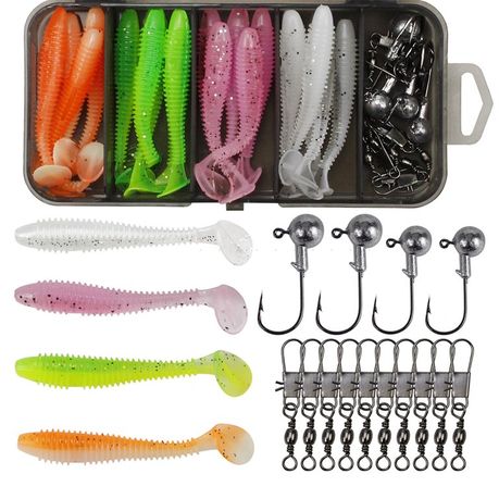 35 Piece Artificial Soft Baits Set variant image 2