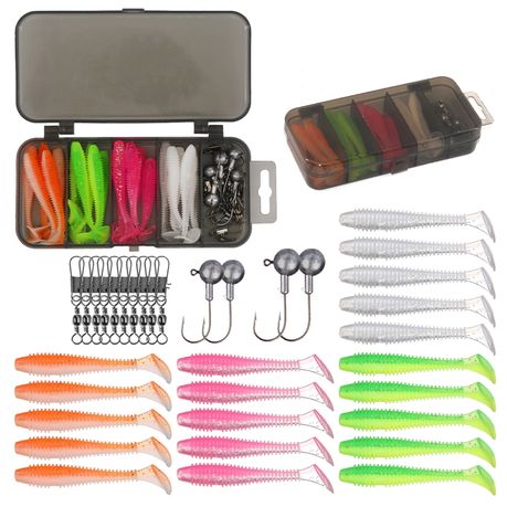 35 Piece Artificial Soft Baits Set variant image 3