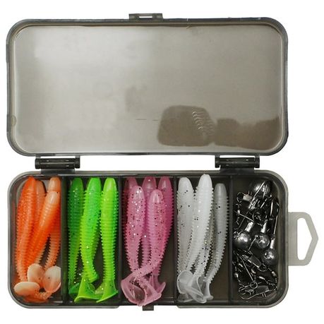 35 Piece Artificial Soft Baits Set variant image 4