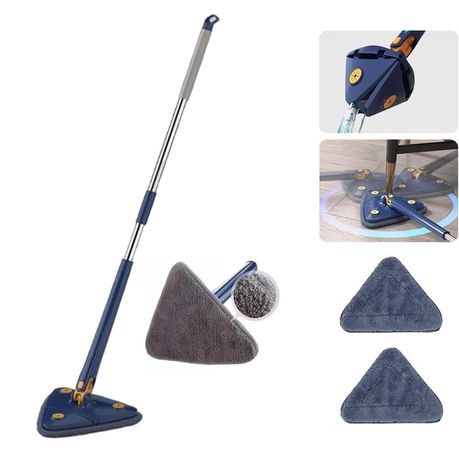 360 Rotatable Adjustable Cleaning Mop with 2 Mop Replacement Heads variant image 4