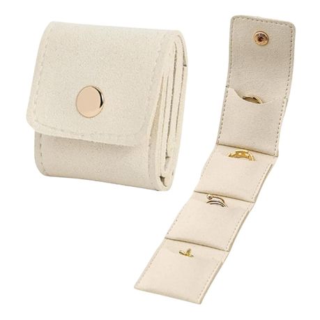 4 Fans Jewelry Storage Bag Earrings Necklace Ring Organizer variant image 1