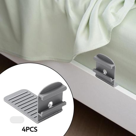 4 piece Multi-Functional Non-slip Bed Sheet Clips variant image 2