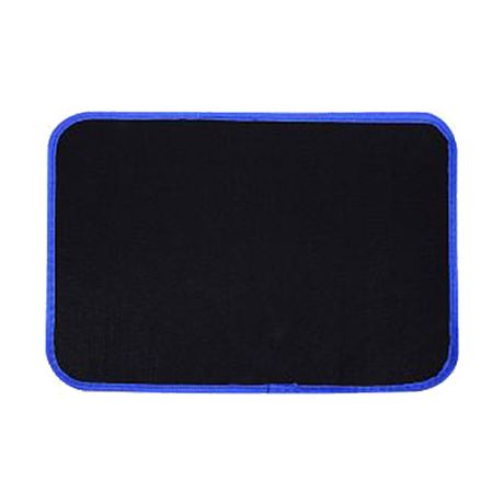 4 Pieces Car Mat, Black & Blue variant image 3