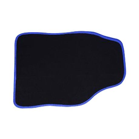 4 Pieces Car Mat, Black & Blue variant image 4