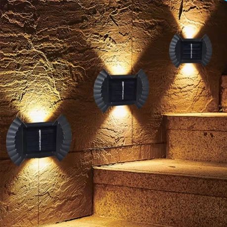 4 Pieces Solar Energy Wall Lamp variant image 2