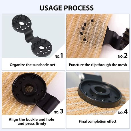 40 Pieces Plastic Shade Cloth Net Clips variant image 4