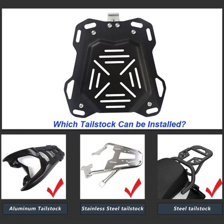 45L Al Motorcycle Top Box Tail Case Rider's Armor of Access Storage variant image 3
