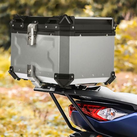 45L Al Motorcycle Top Box Tail Case Rider's Armor of Access Storage variant image 7