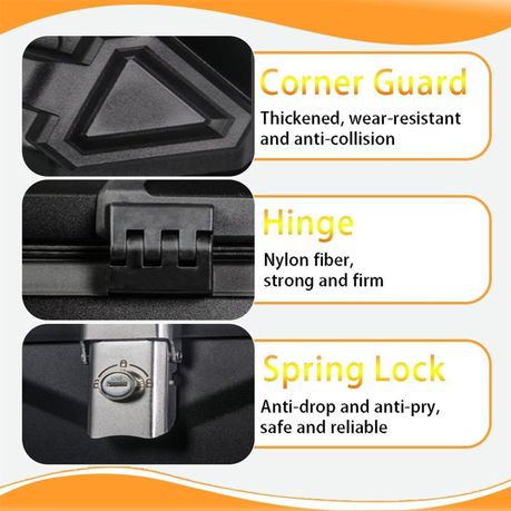 45L Aluminum Motorcycle Top Box Tail Case,with Quick Release Base Plate Set variant image 11